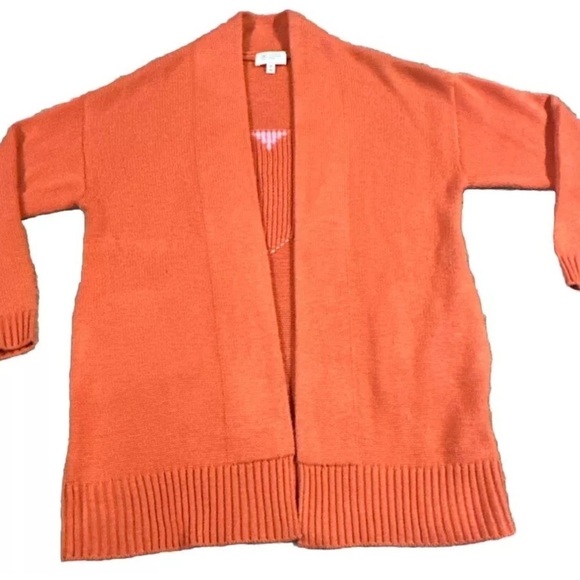 Candace Cameron Bure Regular Novelty Cardigan Azalea Pink Valentine Heart Small - Picture 4 of 6